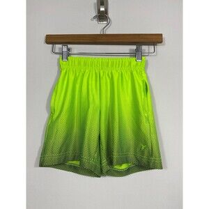 Old Navy Active Neon Green Mesh Shorts Boys XS 5 Go-Dry Athletic